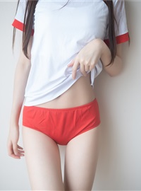 Rabbit play picture B99.004 red gym suit(20)